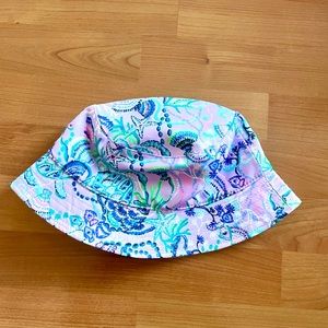 Lilly Pulitzer Lilac Freesia Canvas Bucket Hat